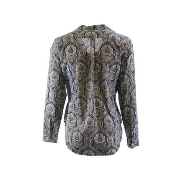 ROLLER RABBIT Blue Patterned Blouse Size S - Picture 2 of 3